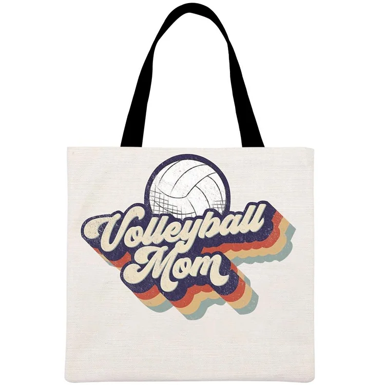 volleyball Printed Linen Bag-Annaletters