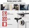 Travel portable door lock, security device, additional security and privacy door locker for home, hotel, school, apartment, dormitory