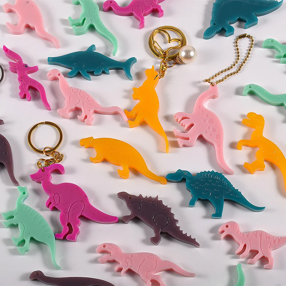 Dinosaur Necklace Pendant Keychain Pendant Silicone Mold
