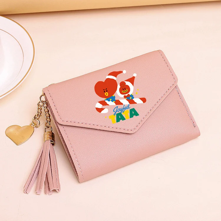 BT21 Christmas Holidays Tassel Wallet
