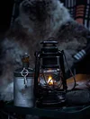 Vintage kerosene lamp camping oil lamp lantern set