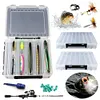 Double Sided 10/14/18 Compartment Fishing Hook Bait Case for Storage Big Baits