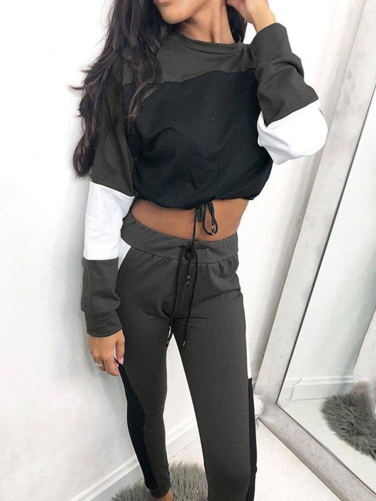 Autumn Two Piece Set Top And Pants Ladies Tracksuits Women Two Piece Outfits Track Suit Sweatsuit Sweat Suits Women