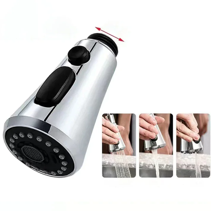 Universal Faucet Extender Faucet Bubbler Basin Kitchen Anti-Splash Shower Head