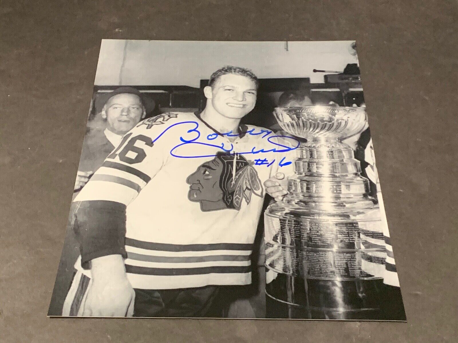 Bobby Hull Chicago Blackhawks Autographed Signed 8x10 1961 Stanley Cup Champs