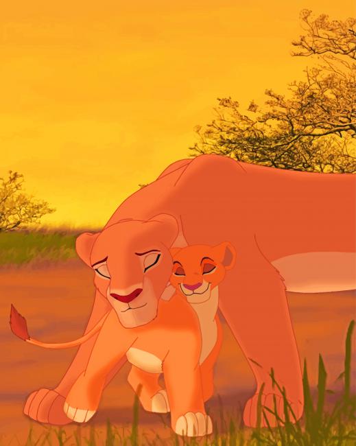 

Lion King Kiara – Paint By Numbers - 40*50CM, 501 Original
