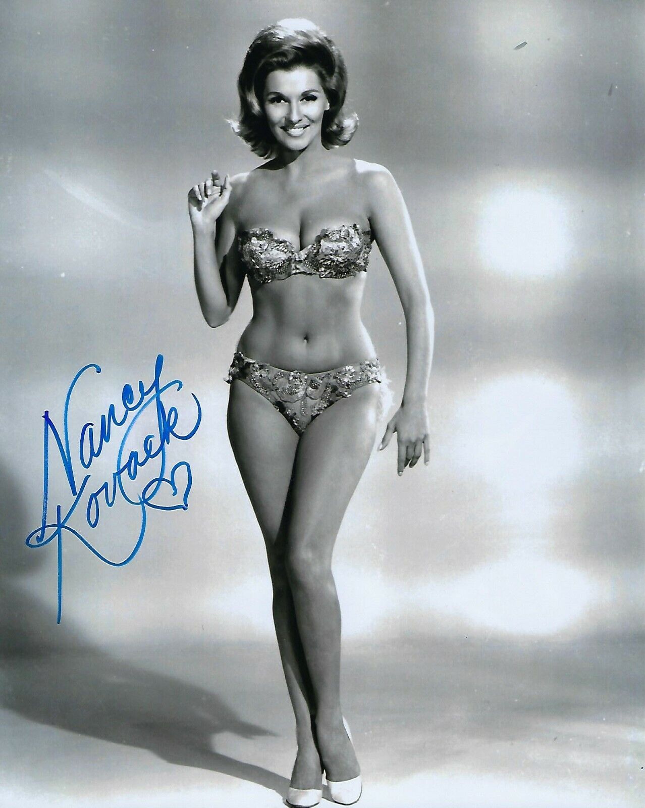 GFA The Silencers Sexy Star * NANCY KOVACK * Signed 8x10 Photo Poster painting N5 COA