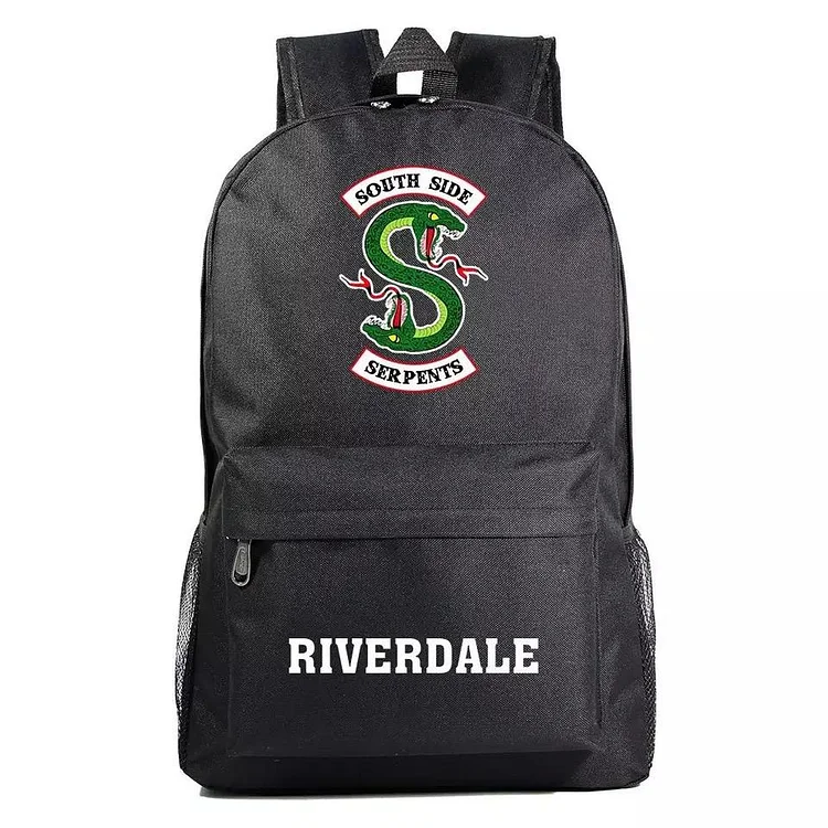 Mayoulove Riverdale South Side Serpents Cosplay Backpack School Bag Water Proof-Mayoulove