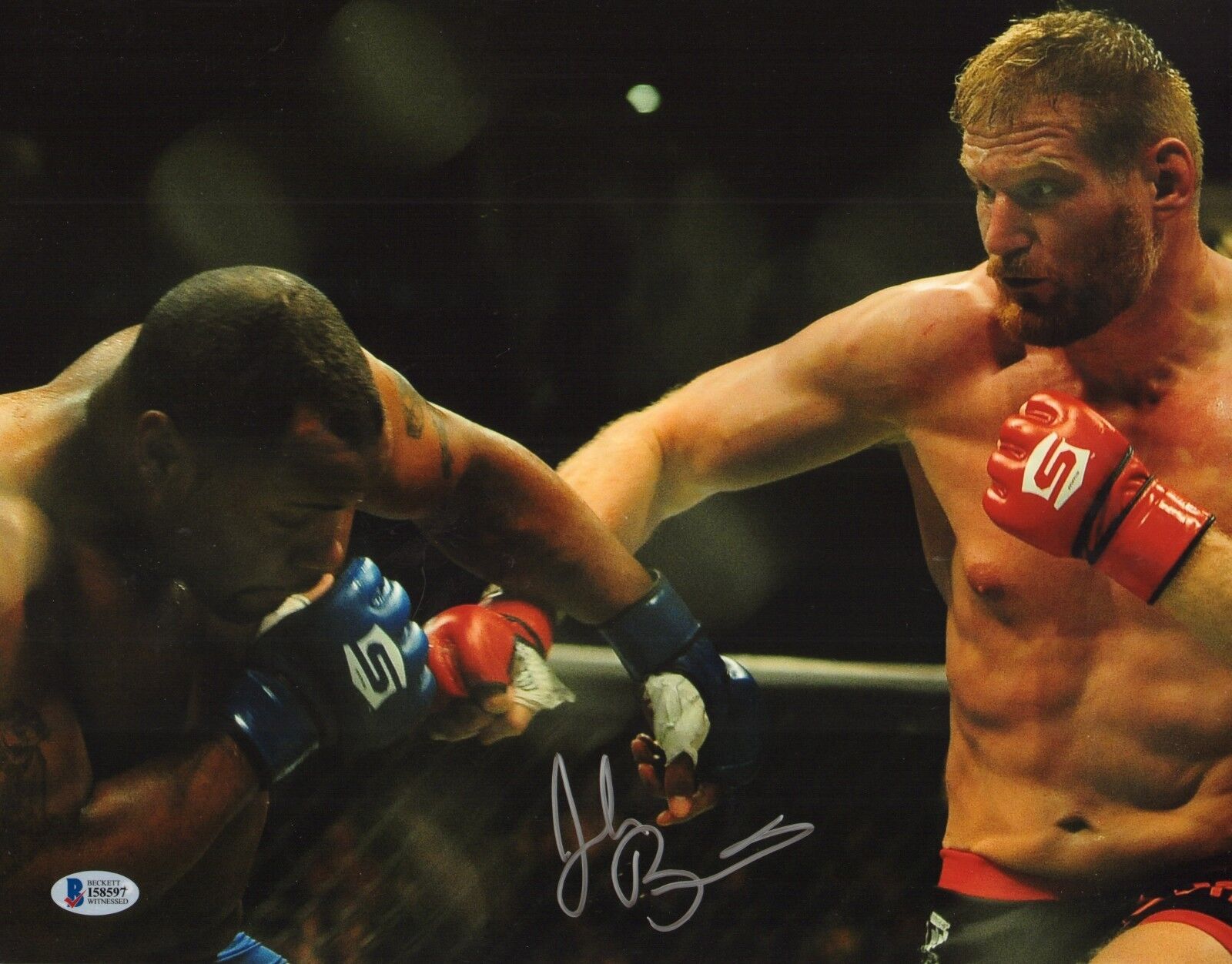 Josh Barnett Signed 11x14 Photo Poster painting BAS Beckett COA UFC Pride FC StrikeForce MMA 4