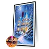 Diamond Painting -DIY Round Drill Christmas Late Night(40x60cm)