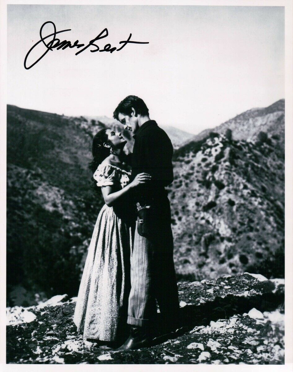 James Best Signed Autographed 8X10 Photo Poster painting Vintage B/W Romantic Standing w/COA