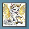 Gold Unicorn - Crystal Rhinestone Diamond Painting