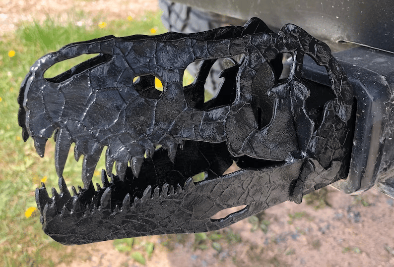 T-Rex Hitch Cover Trailer Hitch Cover Metal Hitch Cover