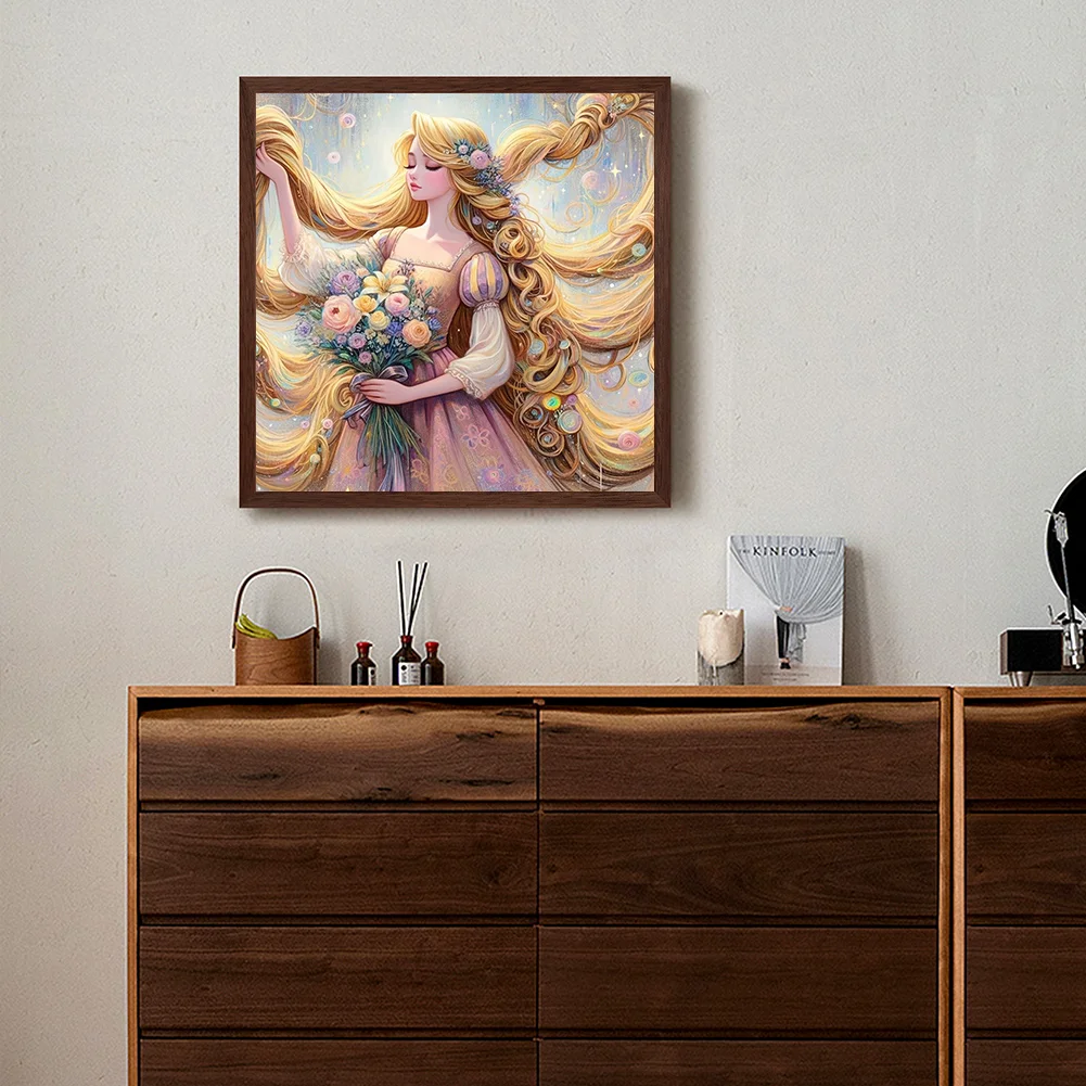 Diamond Painting - Full Round Drill - Princess Ariel(Canvas|30*30cm)