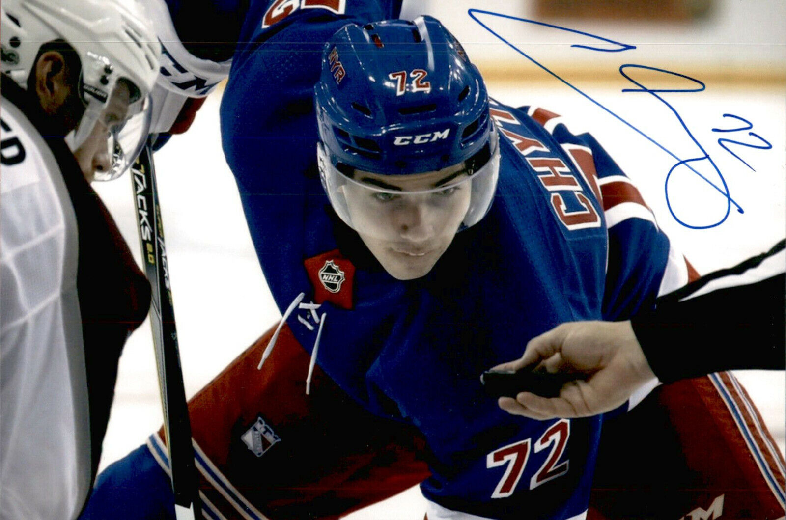 Filip Chytil SIGNED 4x6 Photo Poster painting NEW YORK RANGERS #2