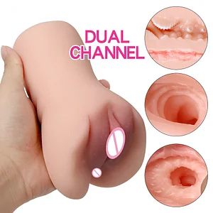 Realistic Dual-channel Vagina And Anus Male Masturbator