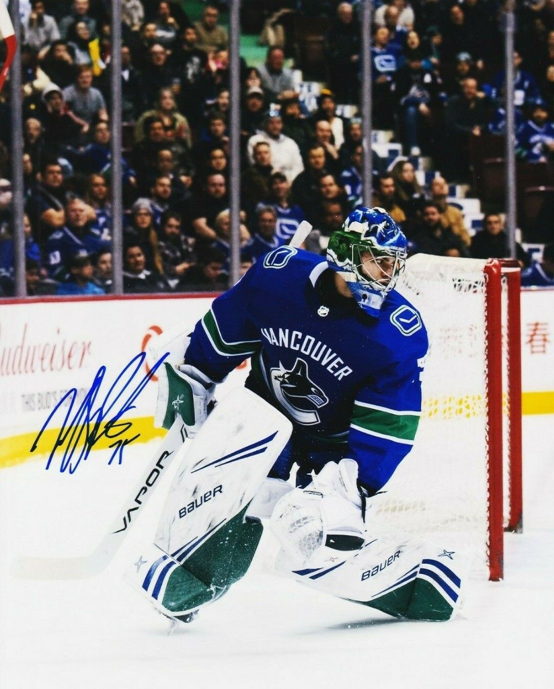 MICHAEL DIPIETRO autographed SIGNED VANCOUVER CANUCKS 8X10 Photo Poster painting