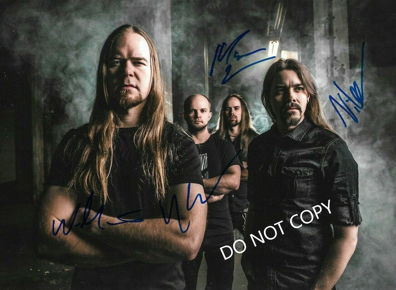 Insomnium Band 8 x10 20x25 cm Autographed Hand Signed Photo Poster painting