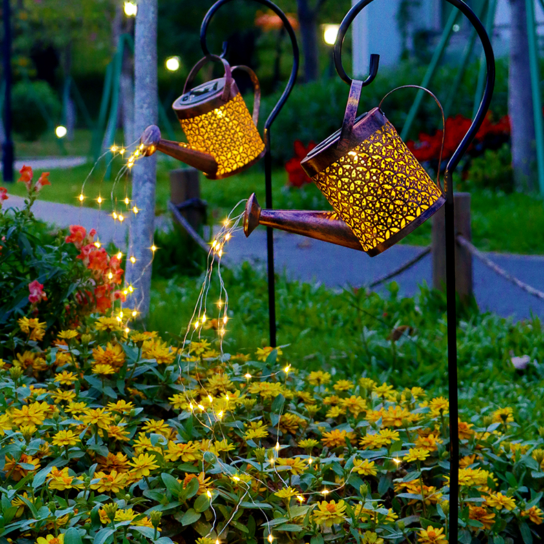SolarPowered Watering Can Light