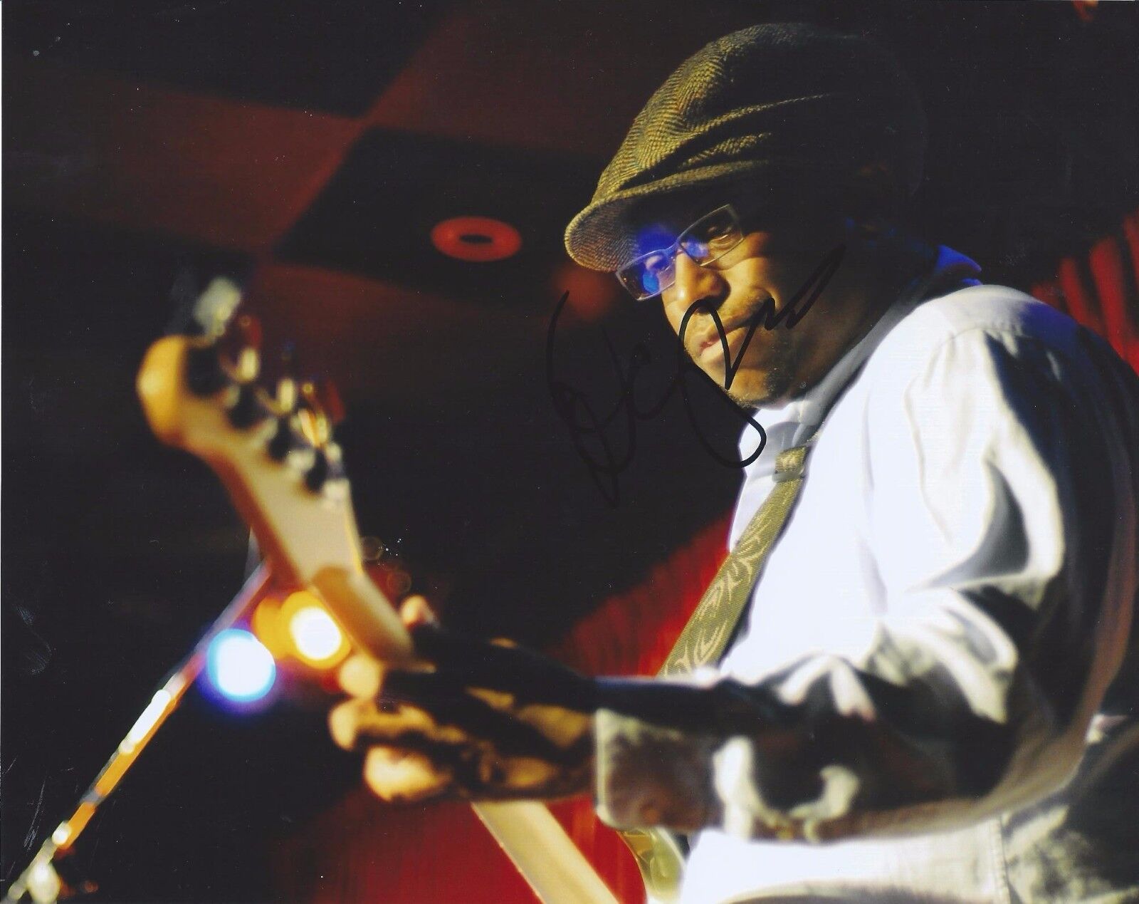 DARRYL JONES BASSIST THE ROLLING STONES SIGNED AUTOGRAPHED 8X10 Photo Poster painting #5