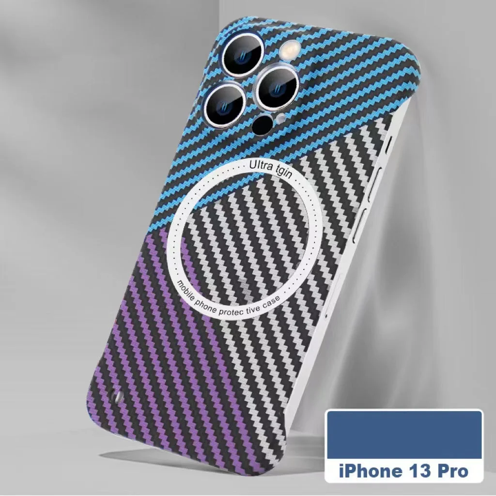 iPhone 14 Carbon Fiber Magnetic Case