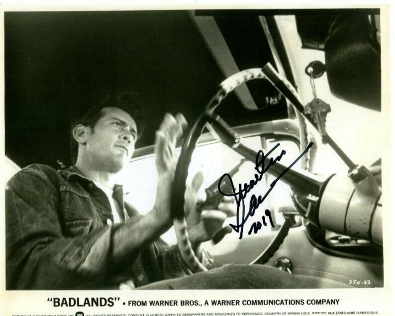 Martin sheen signed autographed badlands kit Photo Poster painting