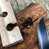 Wood Drilling Fire Making Tool Outdoor Survival Practice Tool for Camping Hiking