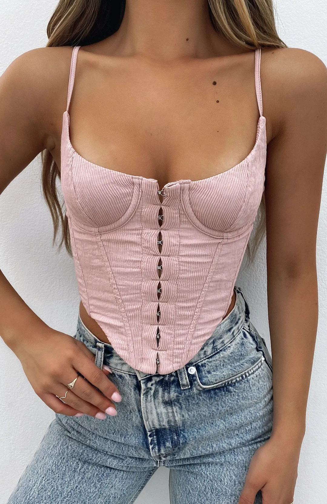 Sexy Spaghetti Strap Corset Camisoles Women Sling Crop Top Bustier Low Cut Backless Vest Lady Slim Fit Camis Solid Color