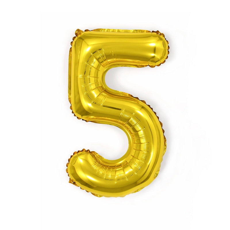 Birthday Number Aluminum Film Party Balloon