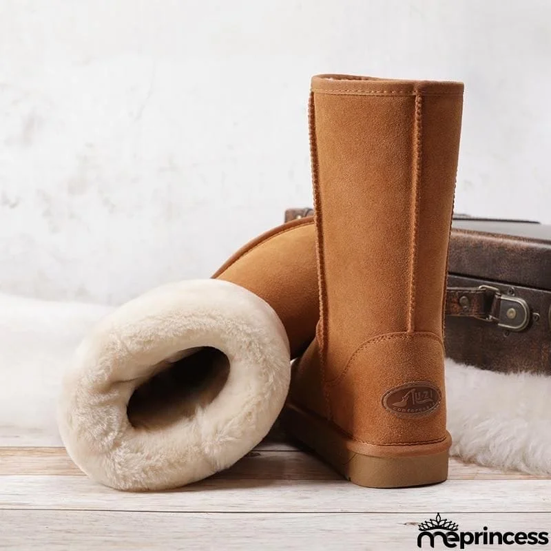 Faux Fur Waterproof Winter Boots