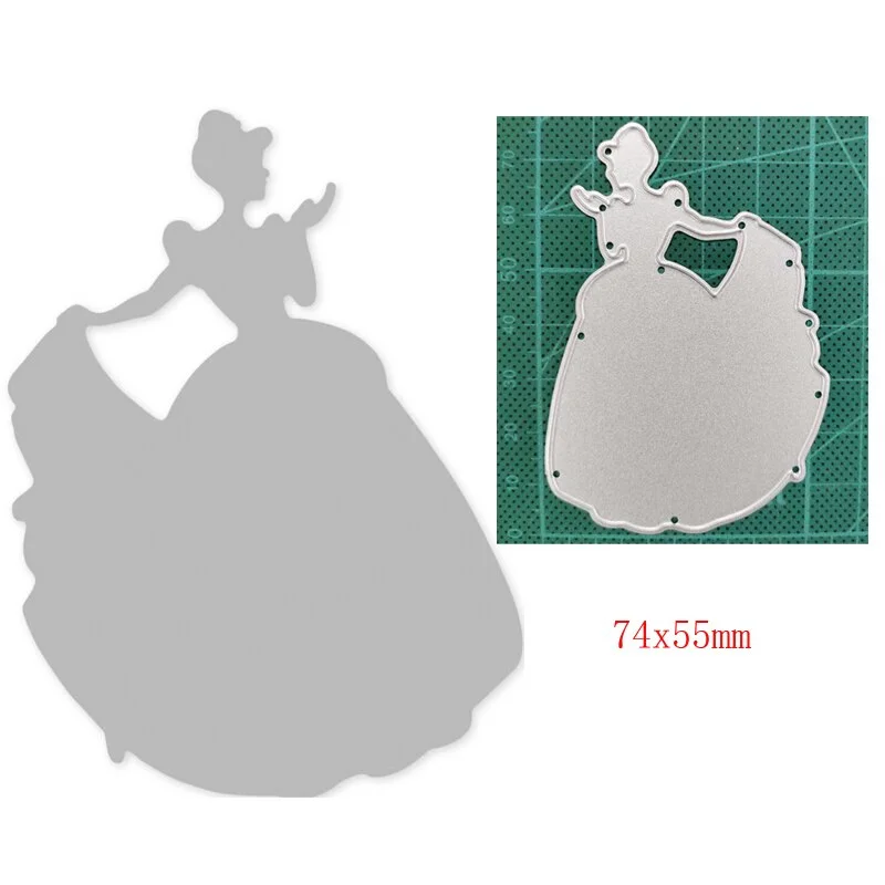 2021 New Craft Dies Africa Woman Metal Cutting Dies Cut Die Mold Decoration Scrapbook Dies Knife Mould Blade Punch Stencils Dies