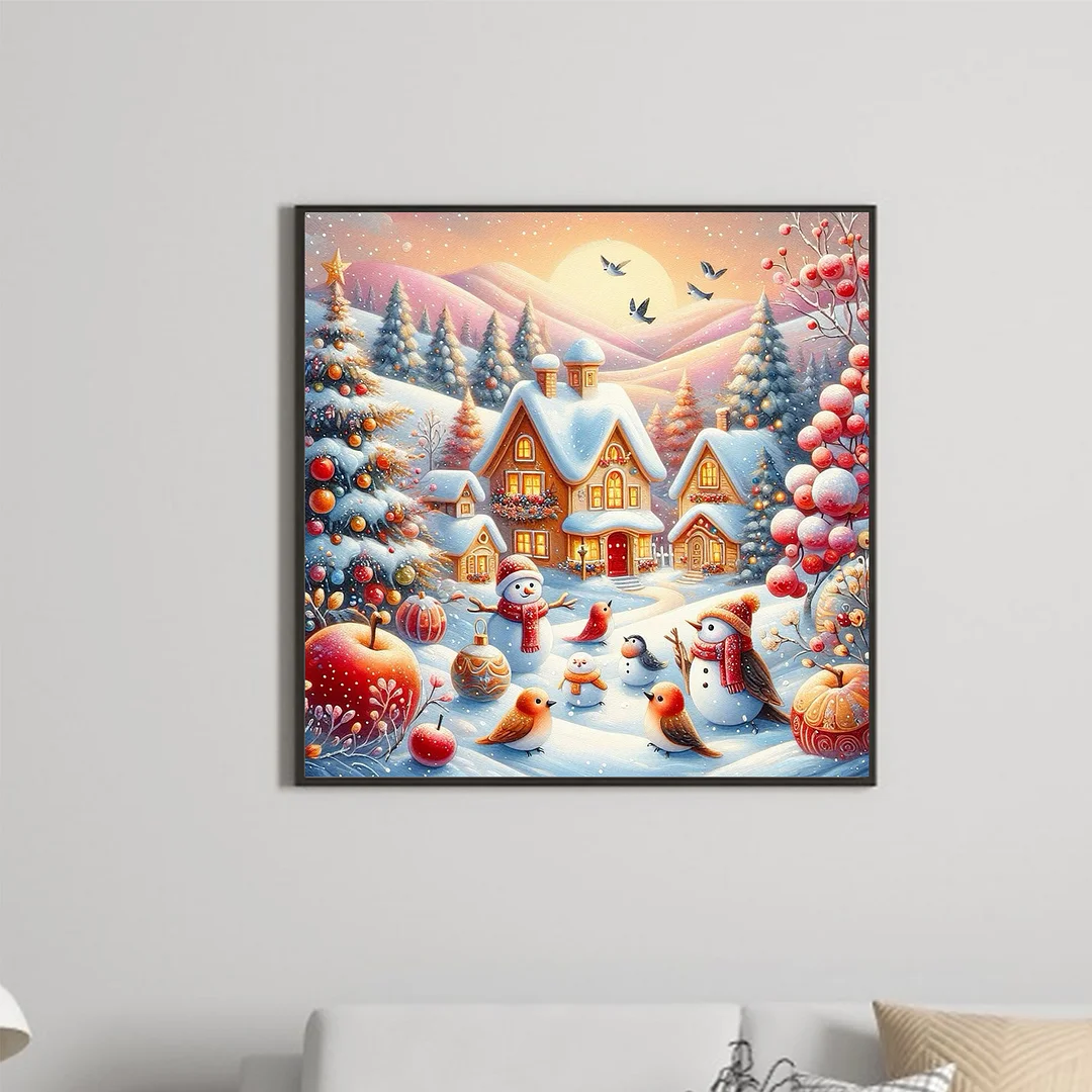 Diamond Painting - Full Round Drill - Town(Canvas|40*40cm)