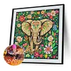 DIY Partial Special Shaped Drill Diamond Painting-Elephant