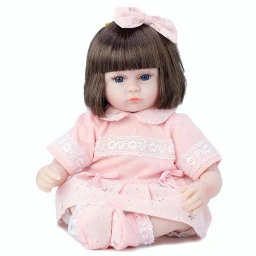 16" Cute Ella Reborn Baby Doll Girl - Cloth Body - Reborn Shoppe