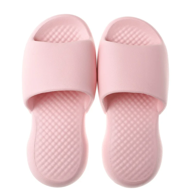 Mongw Wear-resistant Thick-soled Super Soft Slippers Sole Slide Sandals Leisure Men Ladies Indoor Bathroom Anti-slip Shoes