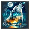 Timberwolf-11CT Stamped Cross Stitch 45*45cm/17.72*17.72in