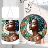 >SALE<Suncatcher Diamond Painting Hanging Pendant Home Windows Decor (Black Girl)