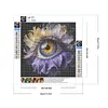 5D DIY Full Round Drill Diamond Painting Eye Kit Home Decor Art Craft 30x30cm (B)