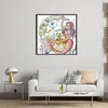 Mermaid'S Song-14CT Stamped Cross Stitch Egyptian Cotton 30*30cm/11.81*11.81in