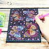 DIY Butterfly Special Shaped Diamond Painting 50 Pages A5 Sketchbook Crafts