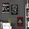 3PCS Qeen - Ensemble de panneaux en m&eacute;tal(20*30cm/30*40cm) - Musique