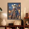Handsome Cowboy Animal-Full Round Diamond Painting 30*40CM