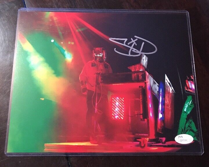 SID WILSON #0 signed SLIPKNOT 8X10 AUTOGRAPHED Photo Poster painting JSA Q00544