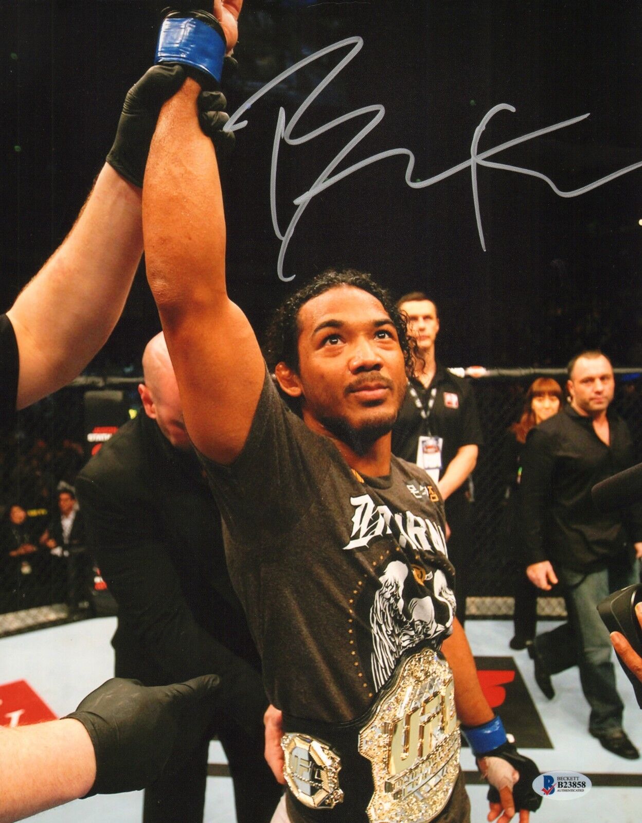 Benson Henderson Signed 11x14 Photo Poster painting BAS Beckett COA UFC Belt Picture Autograph 5