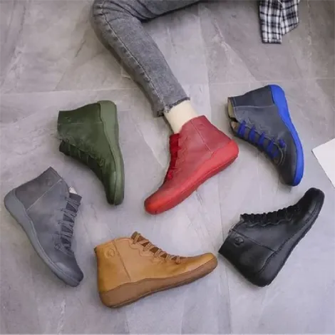 Comfortable leather arch support boots &ndash; Last Day Promotion 50% OFF