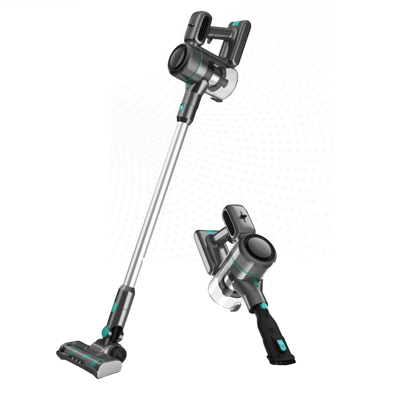 家两用充电吸尘器 强力专用大吸力小型手持吸尘器蓝灰色-Digicat 猫电澳洲