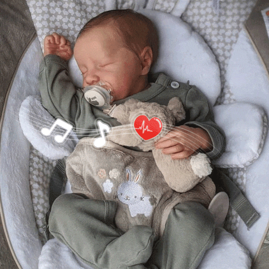  [Reborns Gift for Sale] [Heartbeat & Sound] 20'' Real Lifelike Nateka Sleeping Newborn Baby Boy Dolls - Reborndollsshop®-Reborndollsshop®