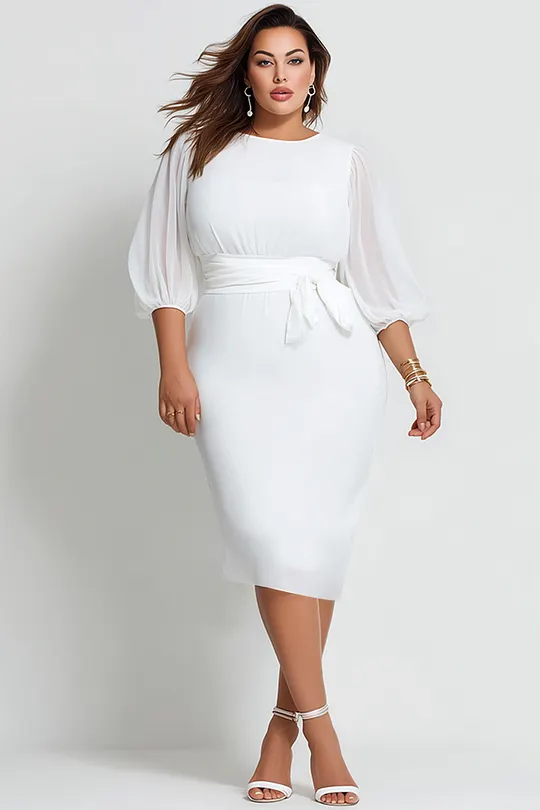 textured white dress Kita Textured Maxi Dress