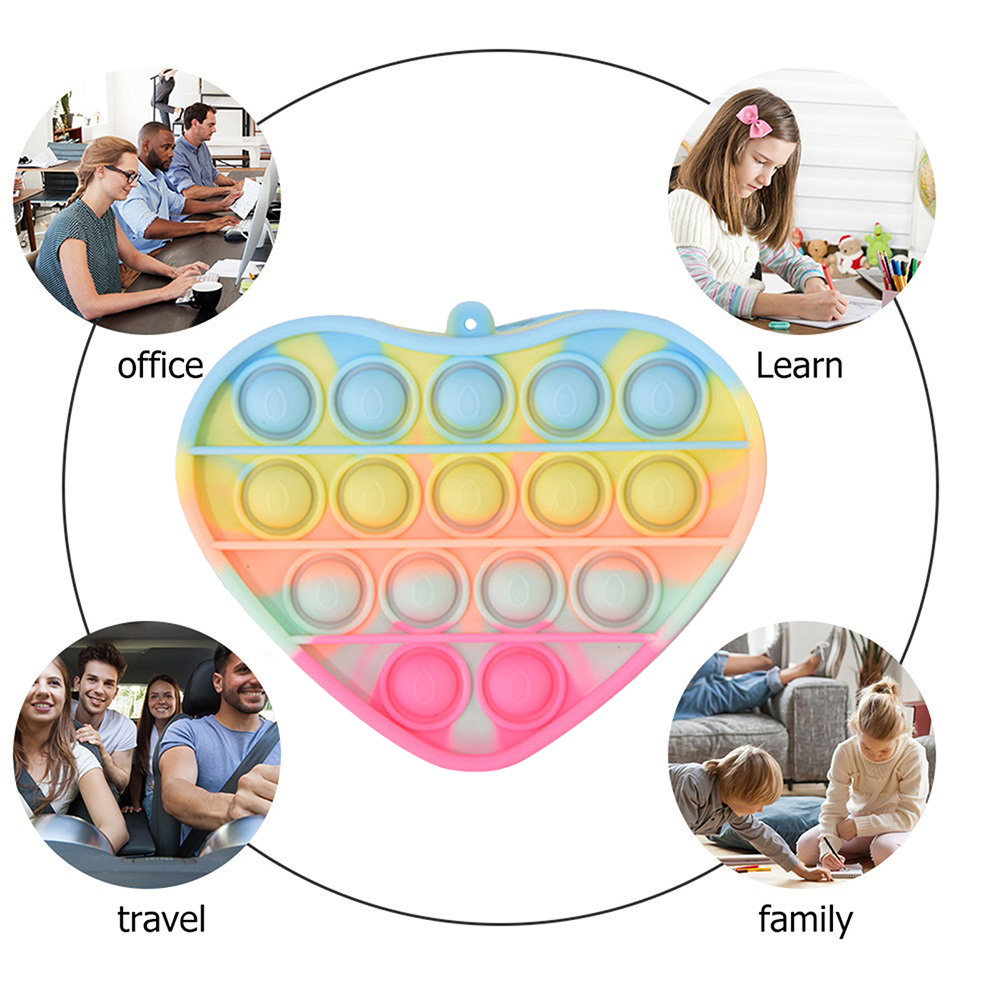 

Coin Purse Silicone Pressing Bubble Stress Reliever Decompression Crafts, 501 Original