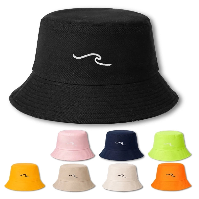 Unisex Commute Waves Curved Eaves Bucket Hat